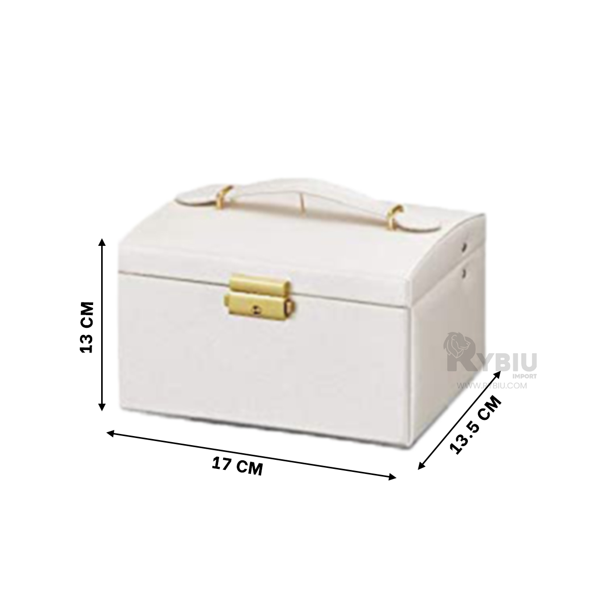COFRE RYBIU BE30329 BLANCO DINAMICO GUARDAR JOYAS + POST-IT ADHESIVOS - 5