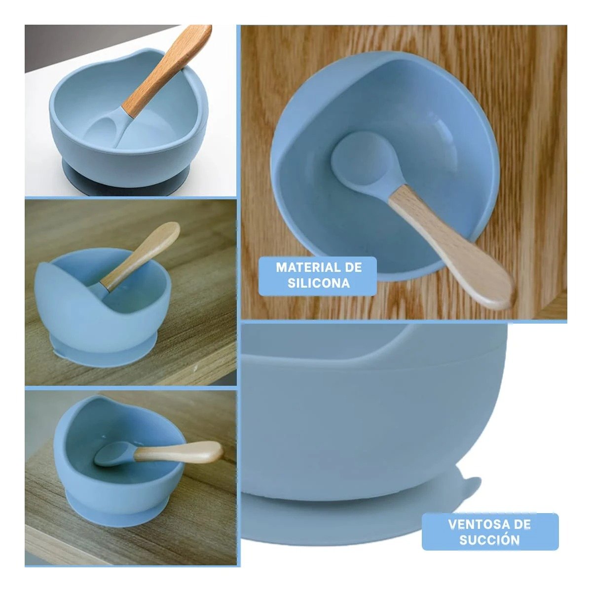 SET RYBIU TAZON BEBE EN CELESTE + POST-IT ADHESIVOS - 5