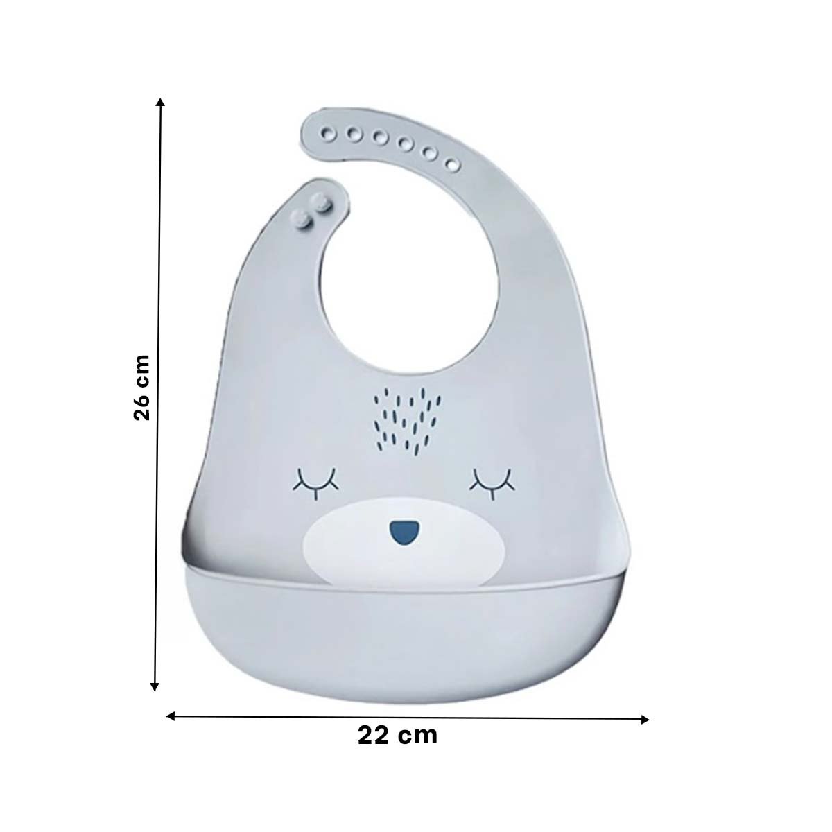 BABERO RYBIU BE32158 GRIS PROTECTOR DINAMICO BABAS + POST-IT ADHESIVOS - 4