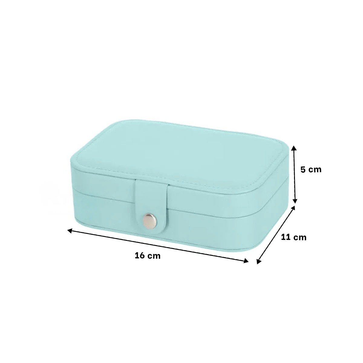 JOYERO RYBIU BE32213 CONTENEDOR UTIL MULTIUSO + POST-IT ADHESIVOS CELESTE CLARO - 4