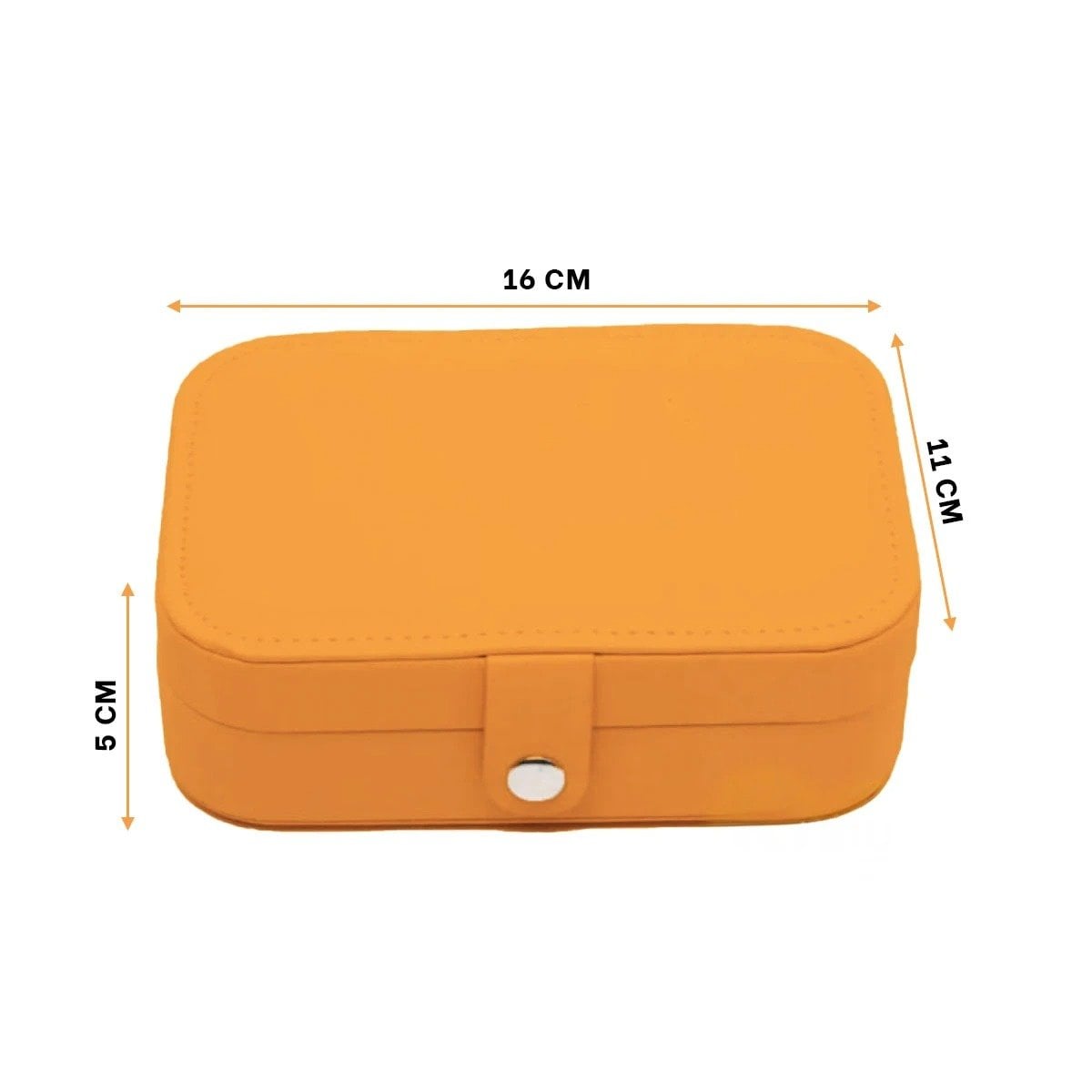 JOYERO RYBIU BE32209 CAJA UTIL JOYAS ANARANJADO + POST-IT ADHESIVOS - 4
