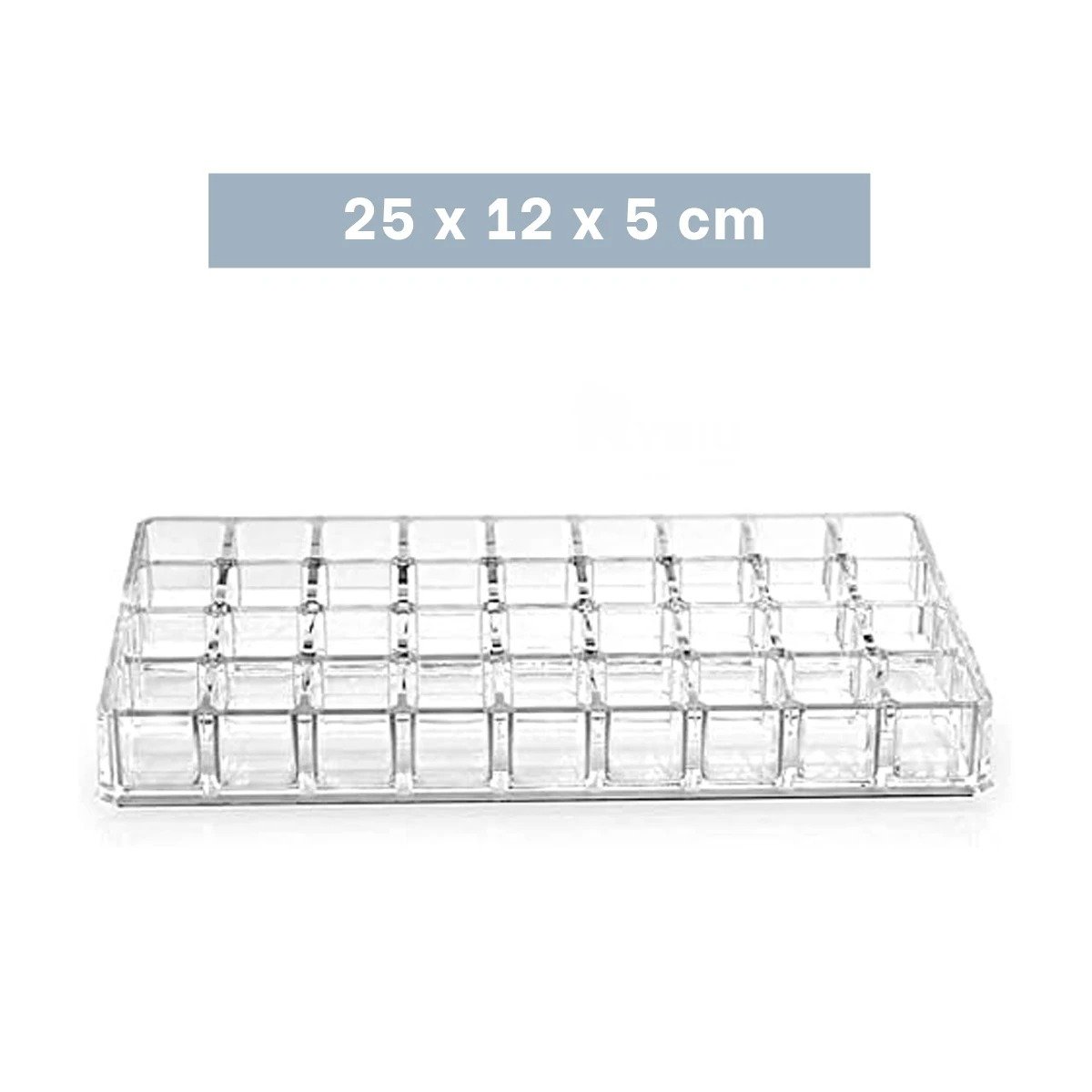 ORGANIZADOR RYBIU BE32342 TRANSPARENTE ACRILICO 36 LABIALES - 4
