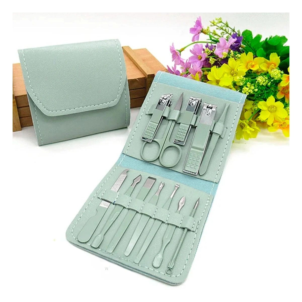 SET MANICURE RYBIU BE32372 VERDE LIMPIEZA Y+POST-IT ADHESIVOS - 3