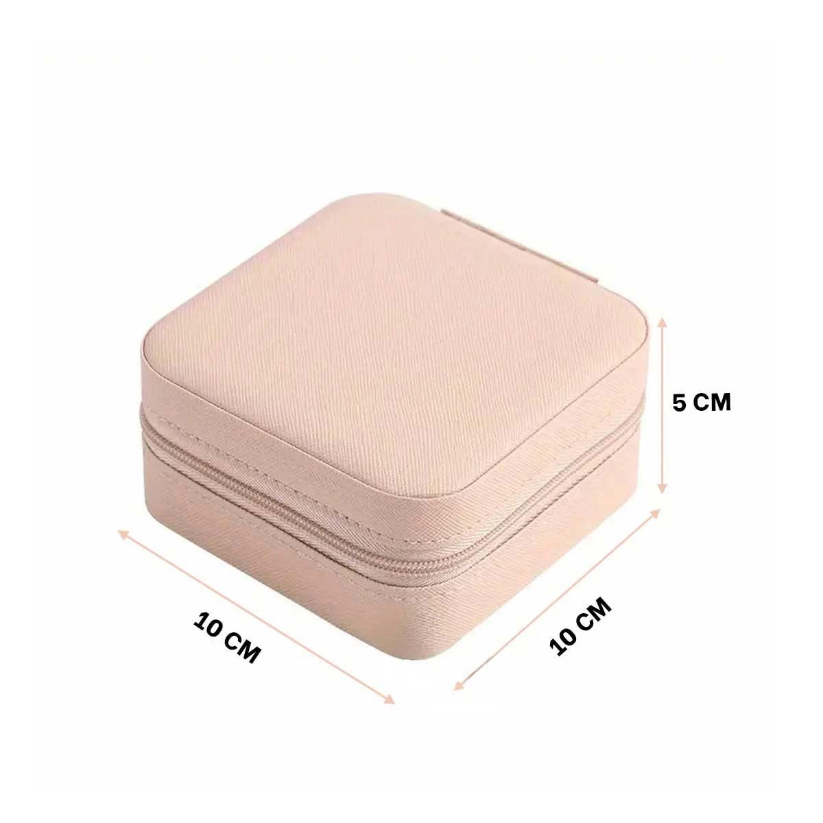 SET JOYERO RYBIU BE32253 ROSADO GUARDAJOYAS CUERO PU + POST-IT ADHESIVOS - 4