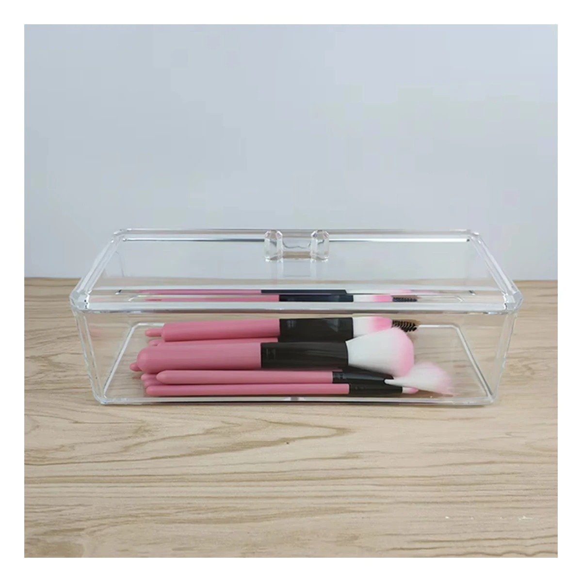 ORGANIZADOR RYBIU BE32357 TRANSPARENTE CAJA CONTENEDOR ACRILICO + REGALO STICKERS - 5