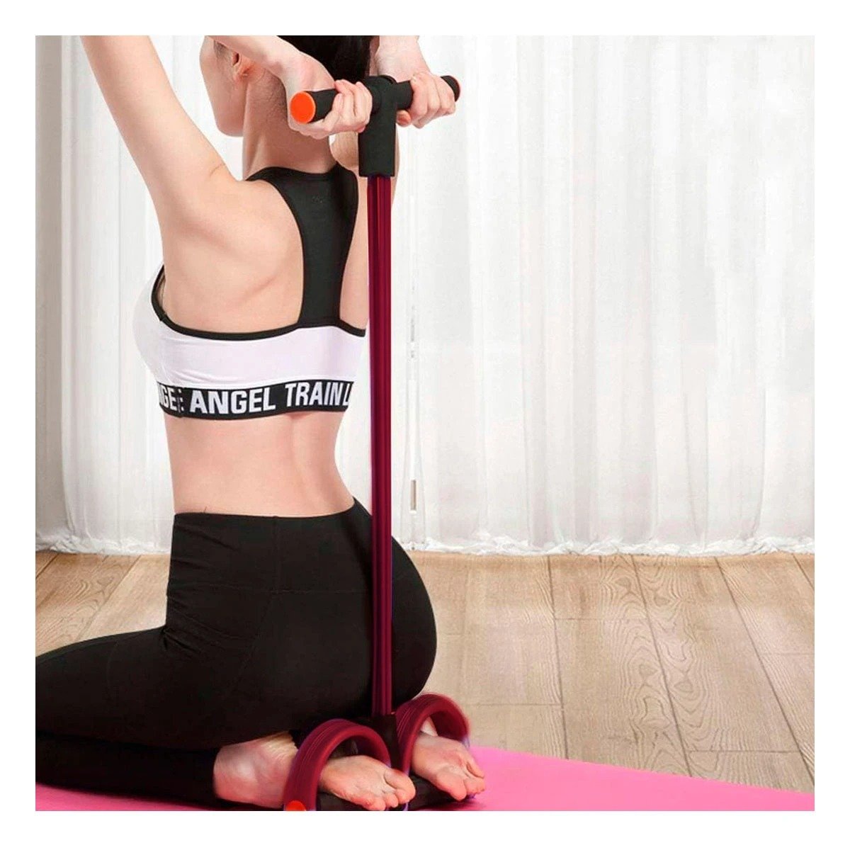 ELÁSTICO RYBIU DE30588 PILATES ROJO Y NEGRO + POST-IT ADHESIVOS - 2