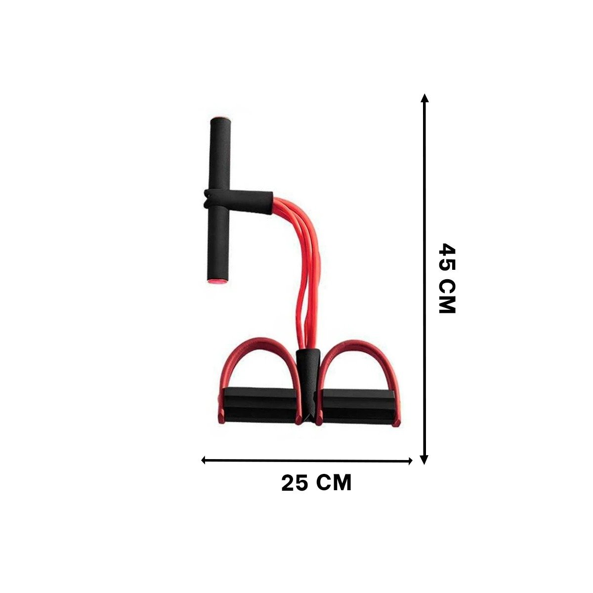 ELÁSTICO RYBIU DE30588 PILATES ROJO Y NEGRO + POST-IT ADHESIVOS - 4