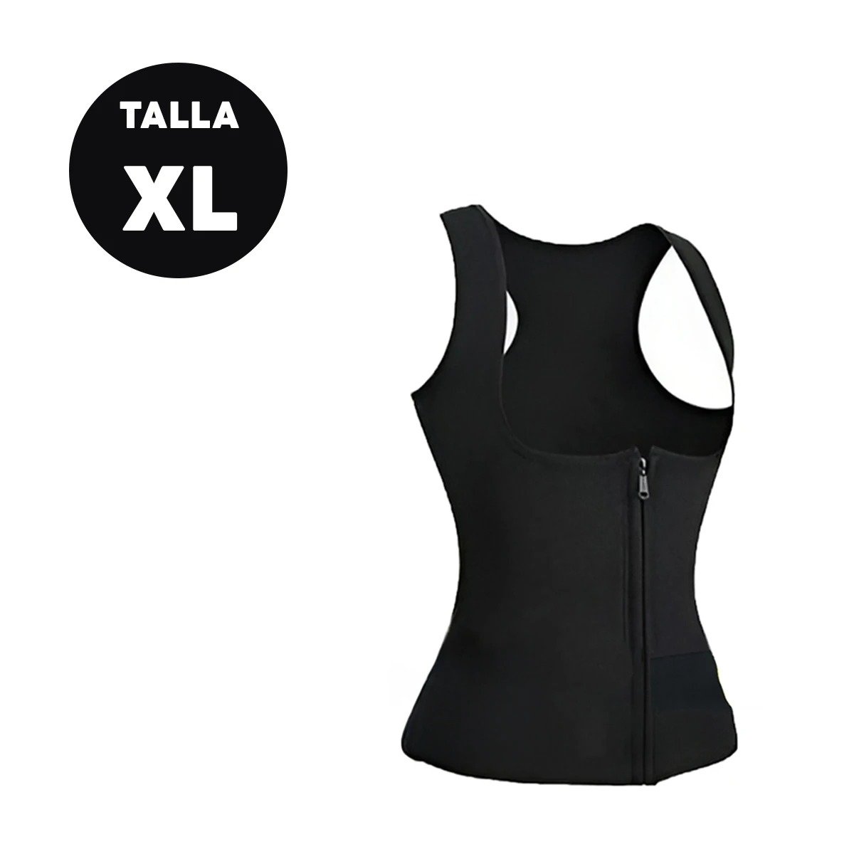 FAJA MUJER RYBIU NEGRO DE30523 TERMICA ENTRENAMIENTO XL + POST-IT ADHESIVOS - 4