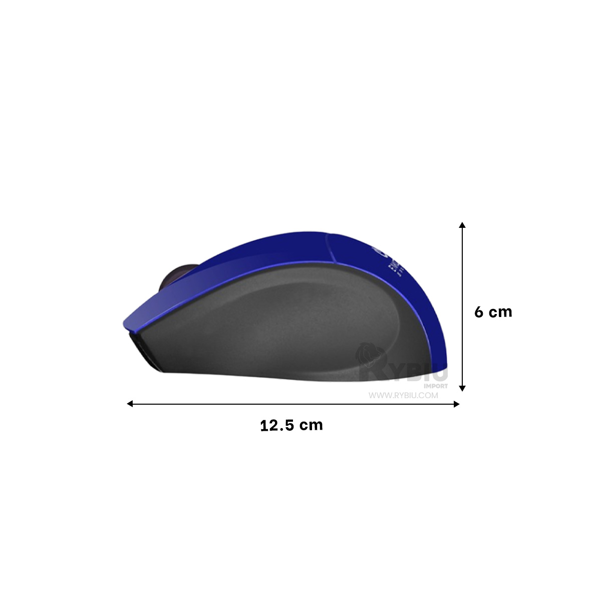 MOUSE RYBIU RESISTENTE Y PRÁCTICO LAPTOP EN AZUL + AGENDITA TE29206 - 5