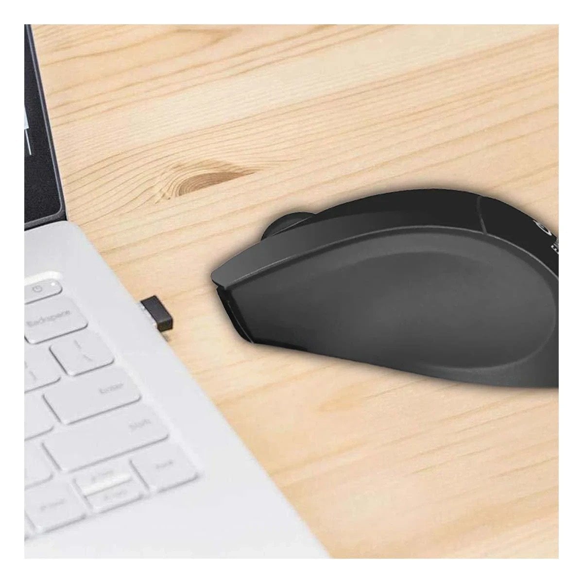 MOUSE INALÁMBRICO RYBIU OPTIMO E MODELO ENKORE EKM200 SPRINT NEGRO - 1