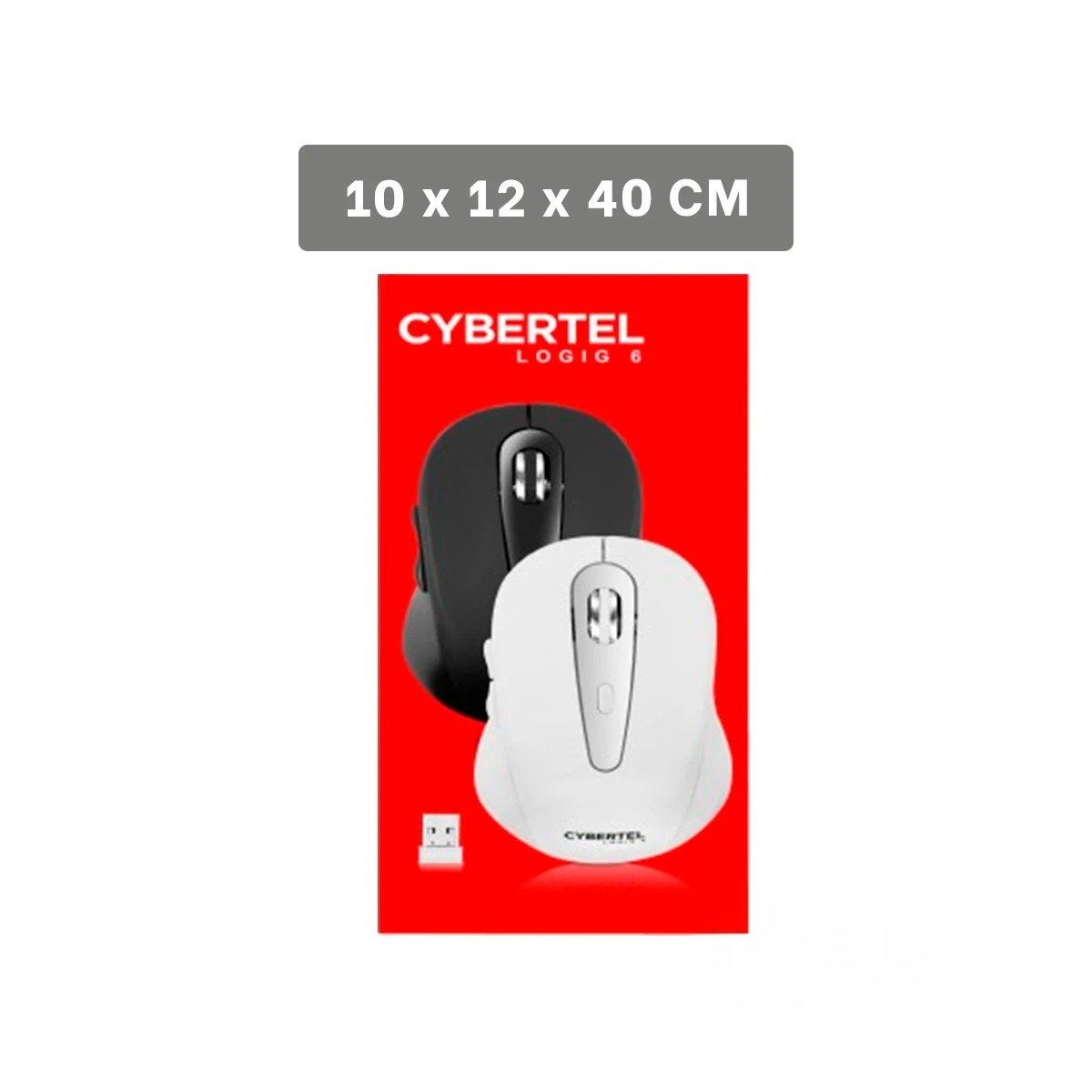 CURSOR INALÁMBRICO RYBIU ELEGANTE M307 EN COLOR BLANCO + POST-IT ADHESIVOS - 4
