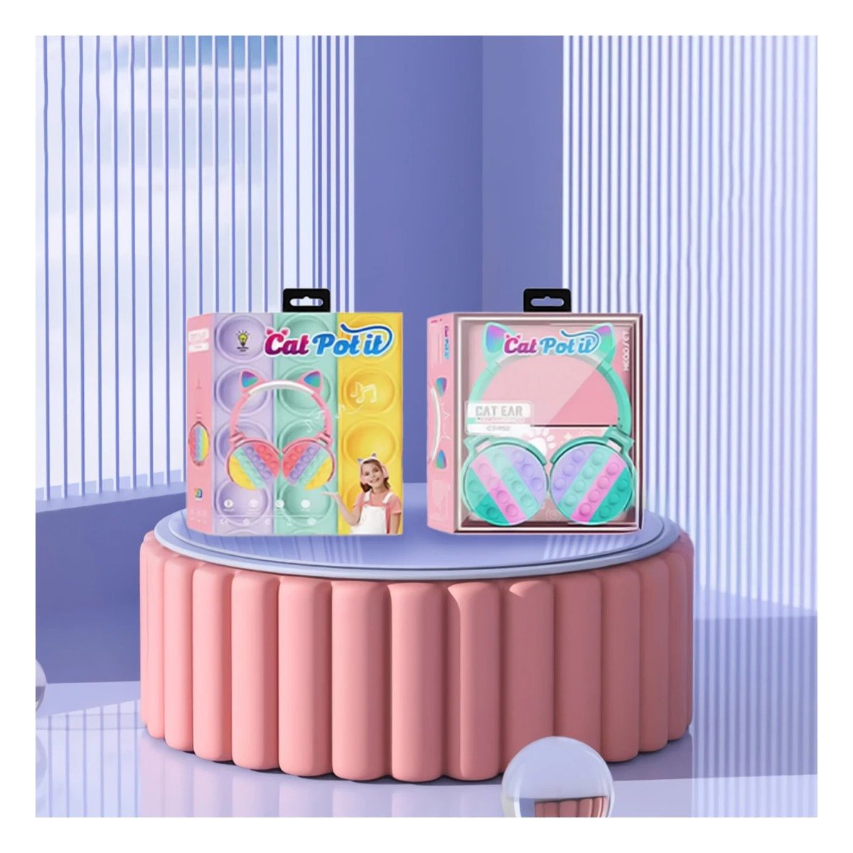 AUDÍFONOS RYBIU INALÁMBRICO TE29202 MODERNOS VERDE AGUA + PAPEL REGALO - 5