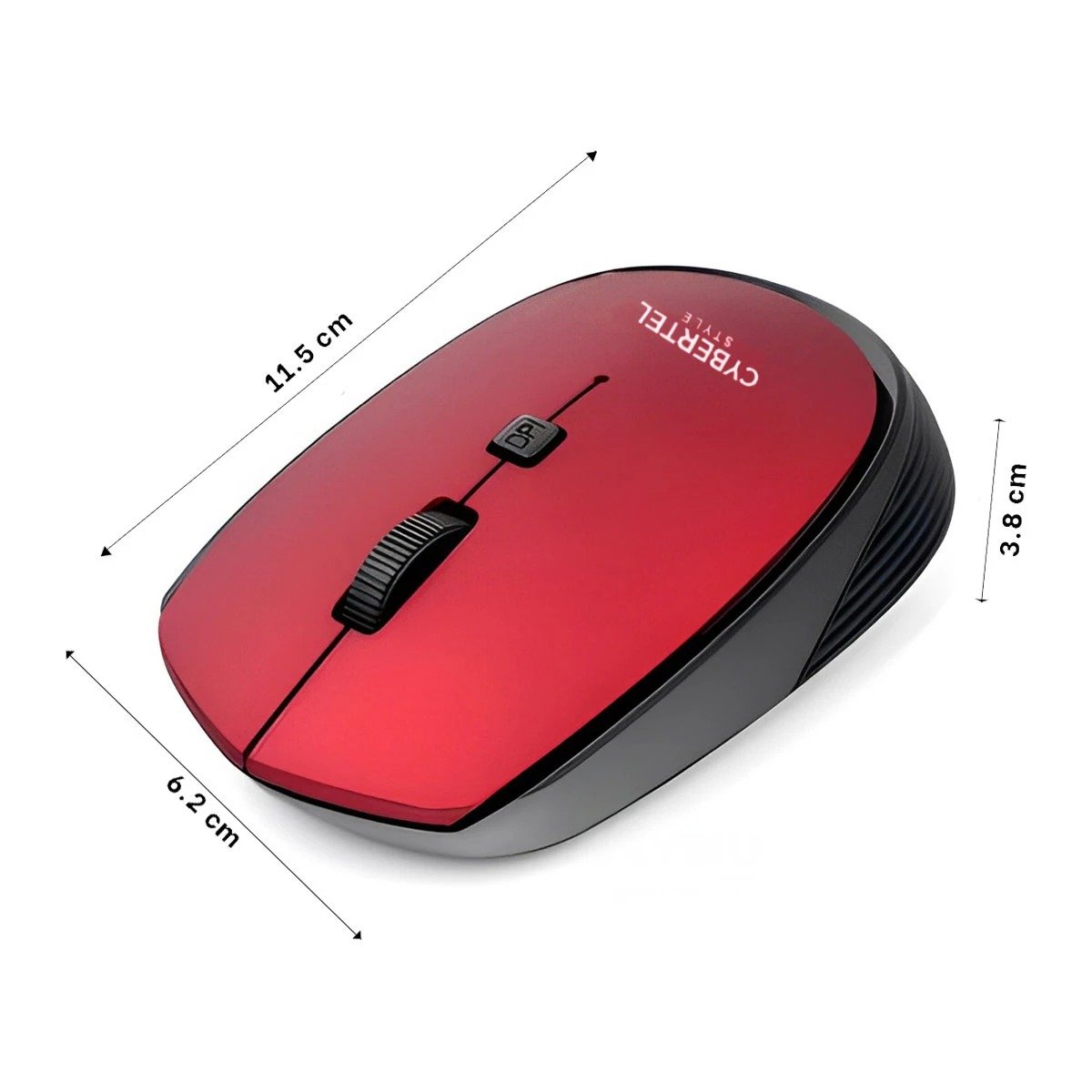 CURSOR INALÁMBRICO RYBIU PORTÁTIL GAMERS M312 ROJO + POST-IT ADHESIVOS - 4
