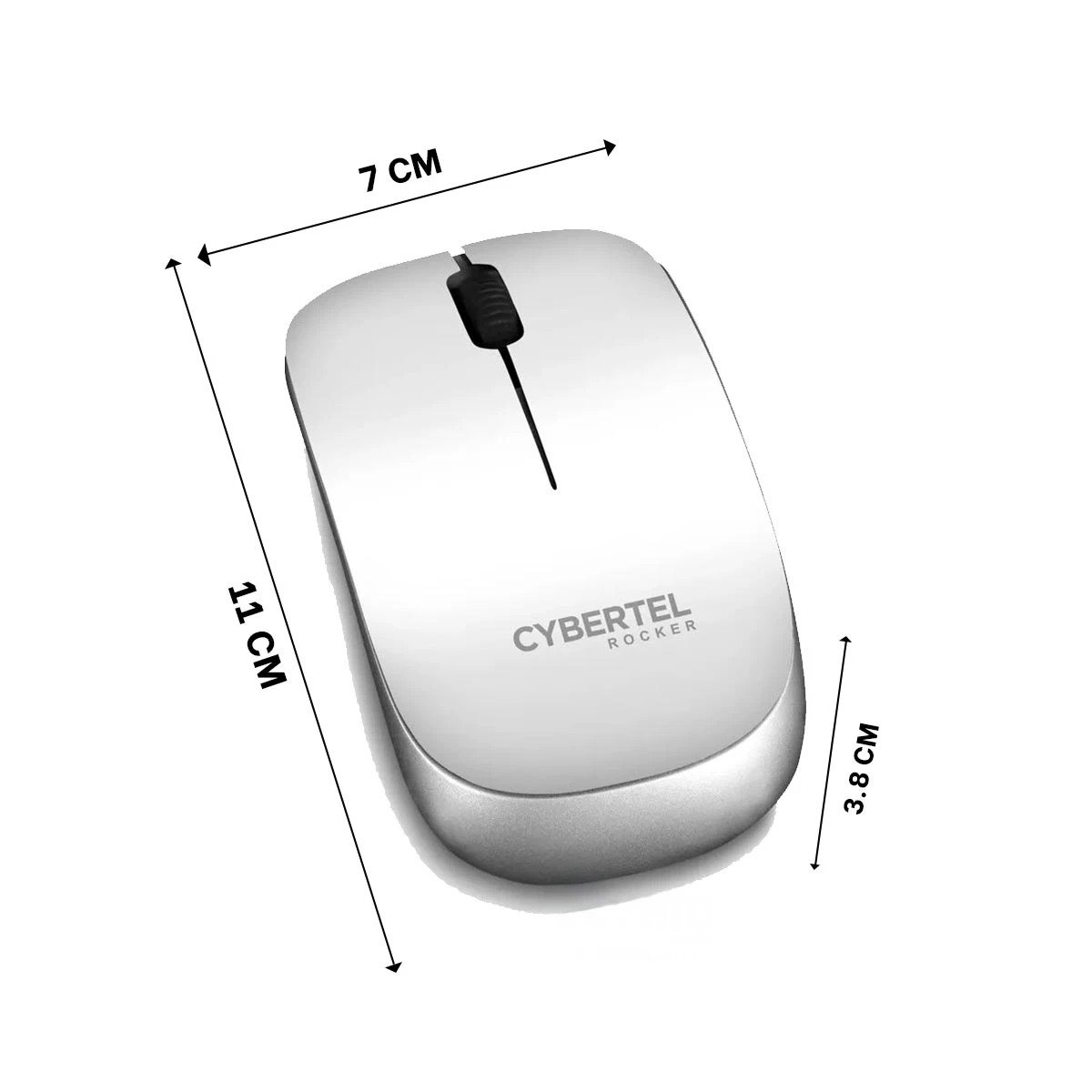 CURSOR INALÁMBRICO RYBIU PORTÁTIL GAMERS M302W BLANCO + POST-IT ADHESIVOS - 4