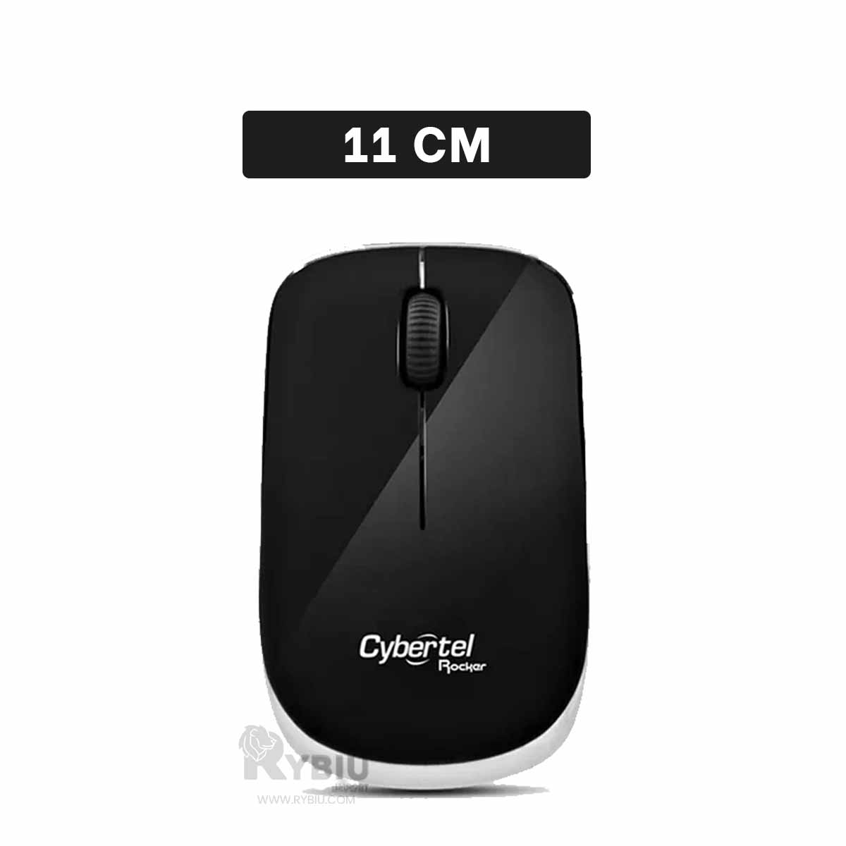 MOUSE INALÁMBRICO RYBIU COMPACTO M302W EN COLOR NEGRO + REGALO AGENDITA - 5