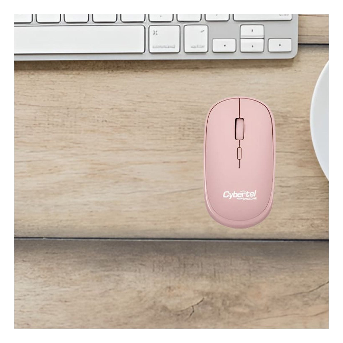 CURSOR INALÁMBRICO RYBIU PORTÁTIL JUEGOS M500-3M ROSADO + POST-IT ADHESIVOS - 2