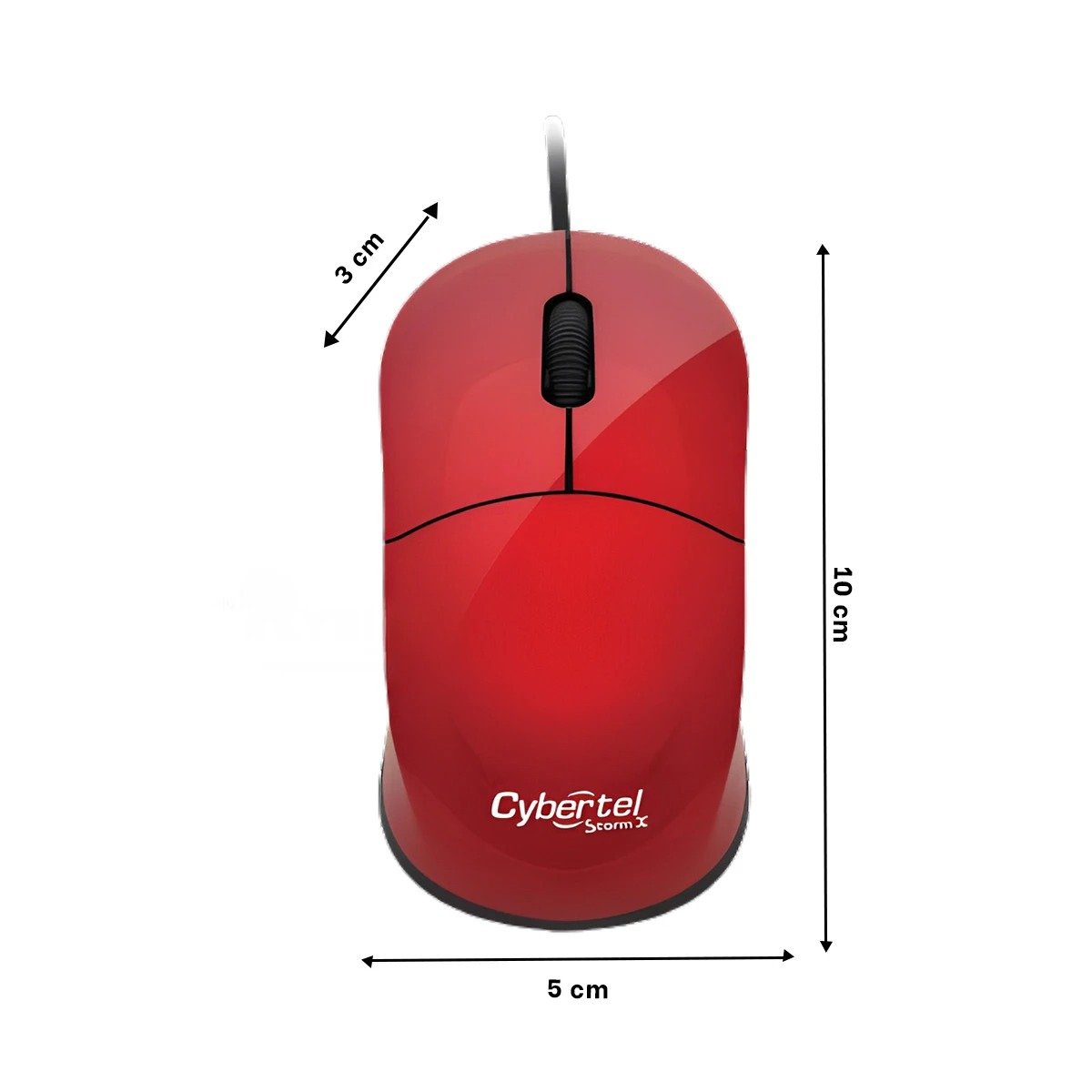 MOUSE RYBIU INNOVADOR Y ÚTIL STORM X ROJO + PAPEL REGALO TE31590 - 4