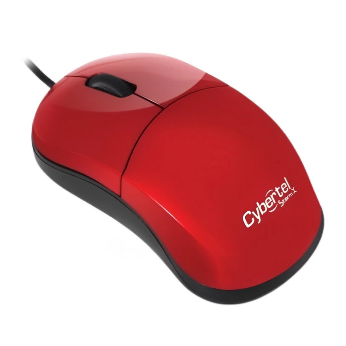 MOUSE RYBIU ERGONÓMICO Y FUNCIONAL STORM X ROJO + REGALO STICKERS TE31590 - 3