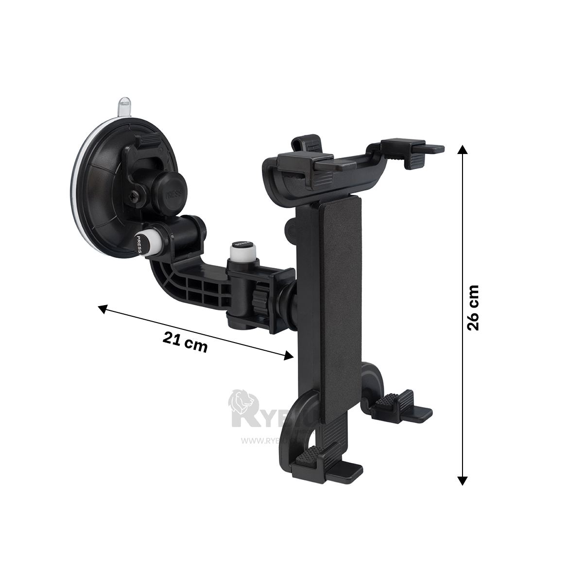 SOPORTE RYBIU 360 SEISA PORTATIL TABLETS COLOR NEGRO + REGALO AGENDITA - 5