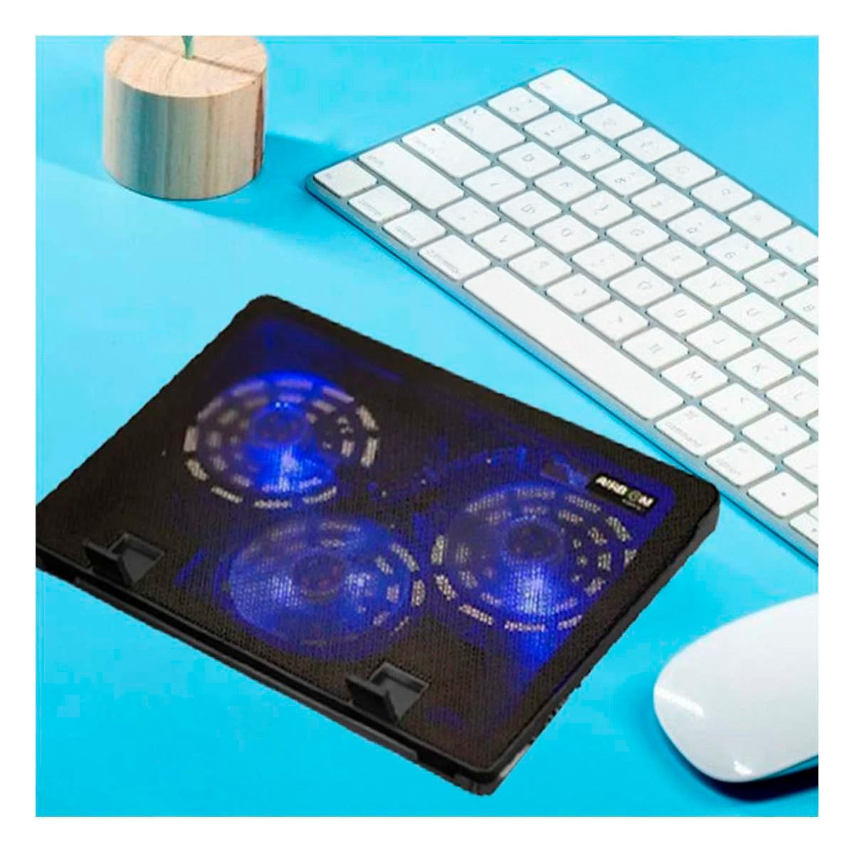 COOLER RYBIU LAPTOP CON 3 VENTILADORES ICEBERG A13 - 2