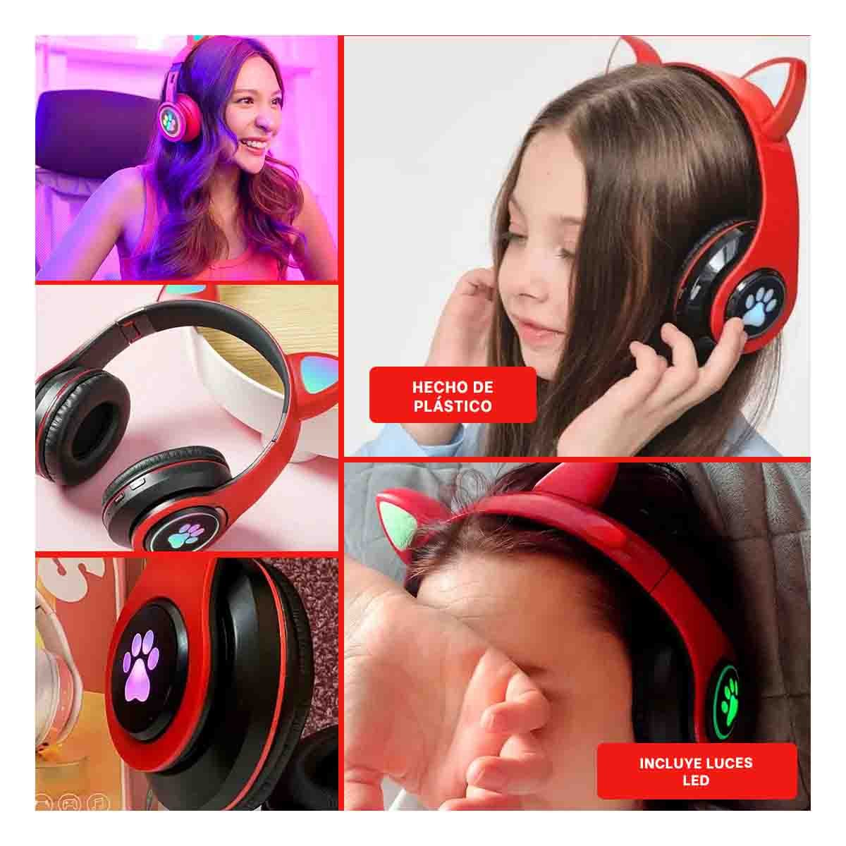 OREJERA RYBIU TE31555 KAWAI CON OREJITAS EN TONO ROJO + POST-IT ADHESIVOS - 1