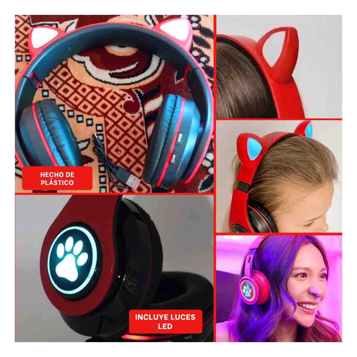 OREJERA RYBIU TE31555 KAWAI CON OREJITAS EN TONO ROJO + POST-IT ADHESIVOS - 5