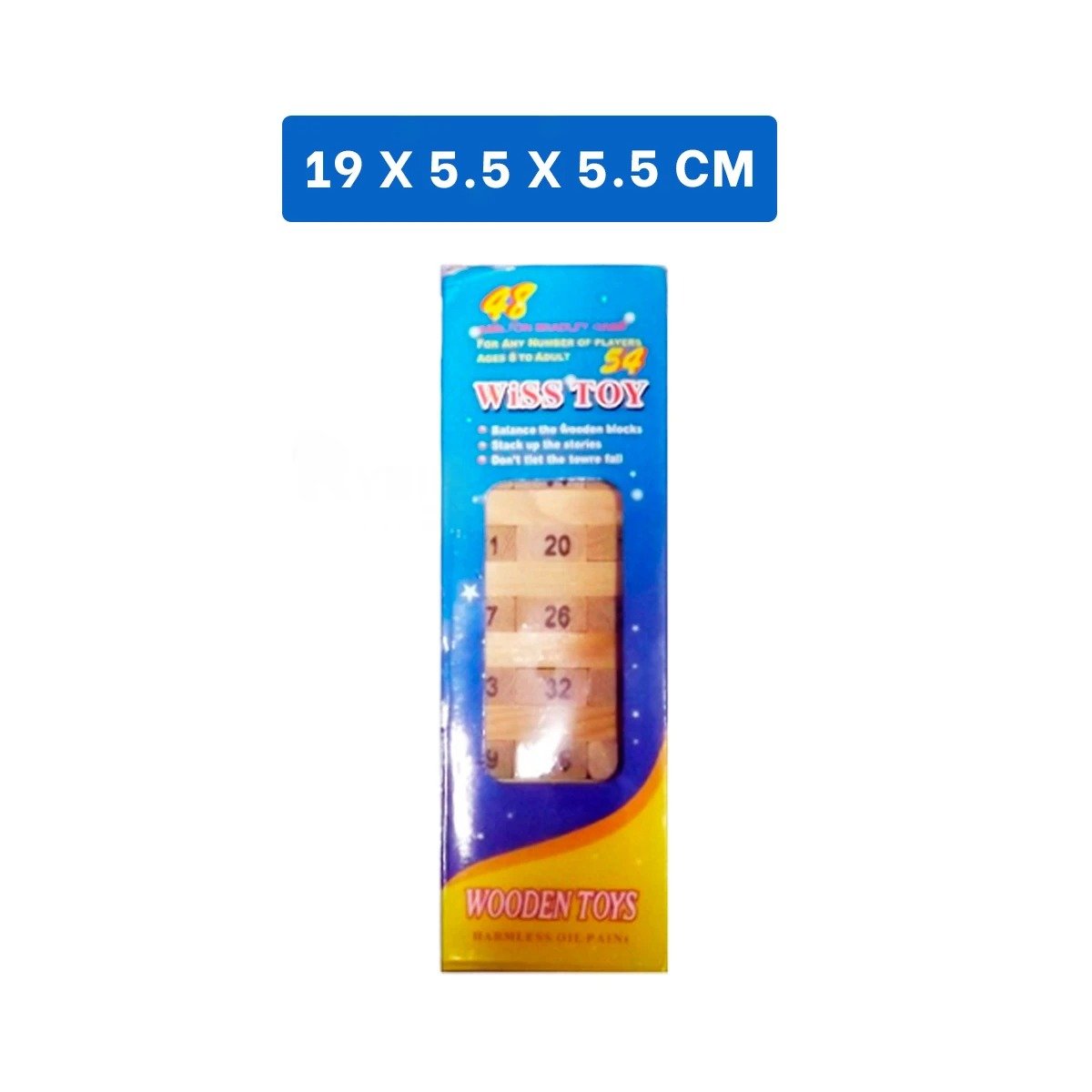 BLOQUES DE MADERA PARA JUEGOS DE EQUILIBRIO Y DIVERSION EN CASA Y+POST IT - 4
