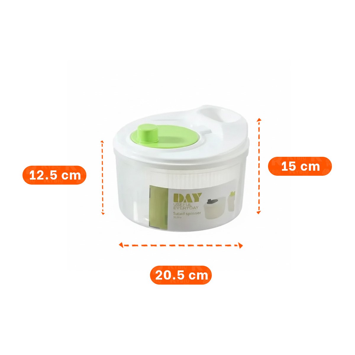ESCURRIDOR RYBIU CO32440 VERDE BLANCO CONTENEDOR EFICIENTE + POST-IT ADHESIVOS - 4