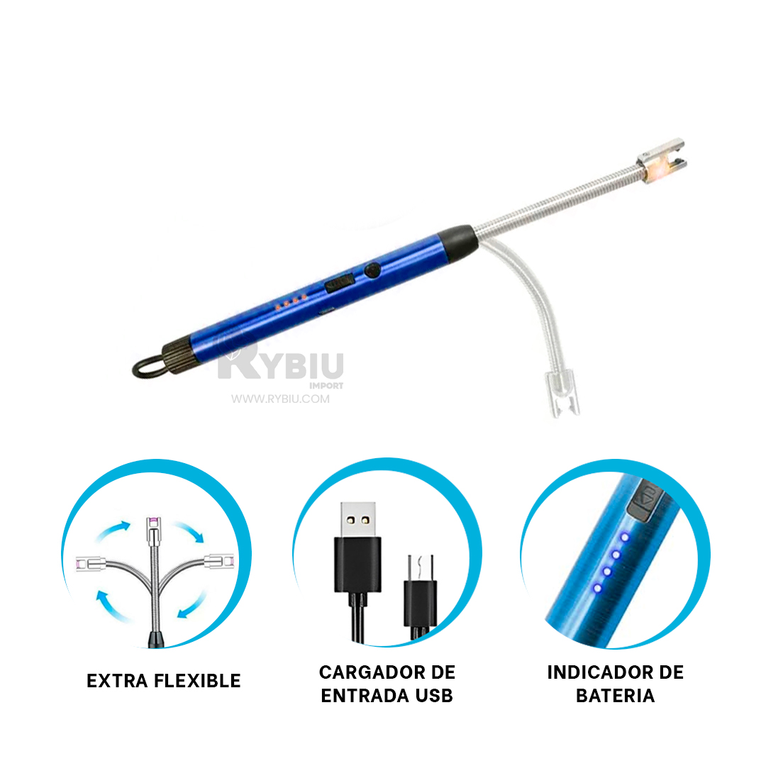 ENCENDEDOR RYBIU DISPOSITIVO FUEGO COCINA + POST-IT ADHESIVOS CO30505 AZUL - 1