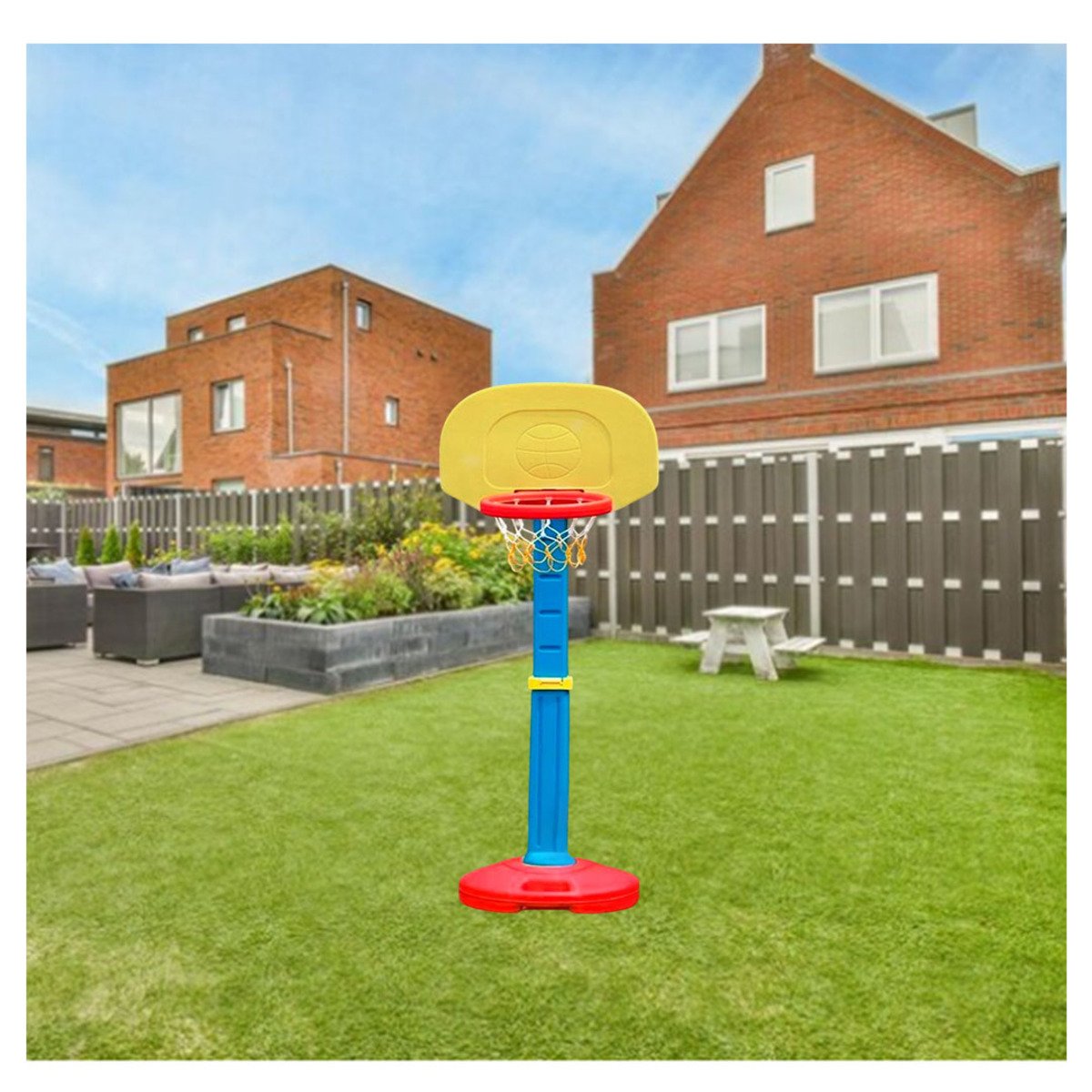CANASTA INFANTIL GRANDE 80CMX70CMX230CM DE FACIL ENSAMBLADO PARA EMPEZAR JUEGO Y+PAPEL REGALO - 5