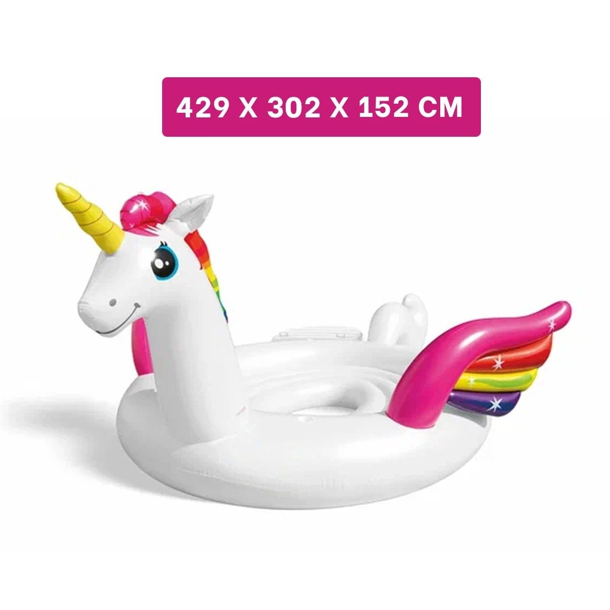 FLOTADOR INFLABLE DE GRAN ESCALA CON FIGURA DE UNICORNIO Y+POST IT - 4