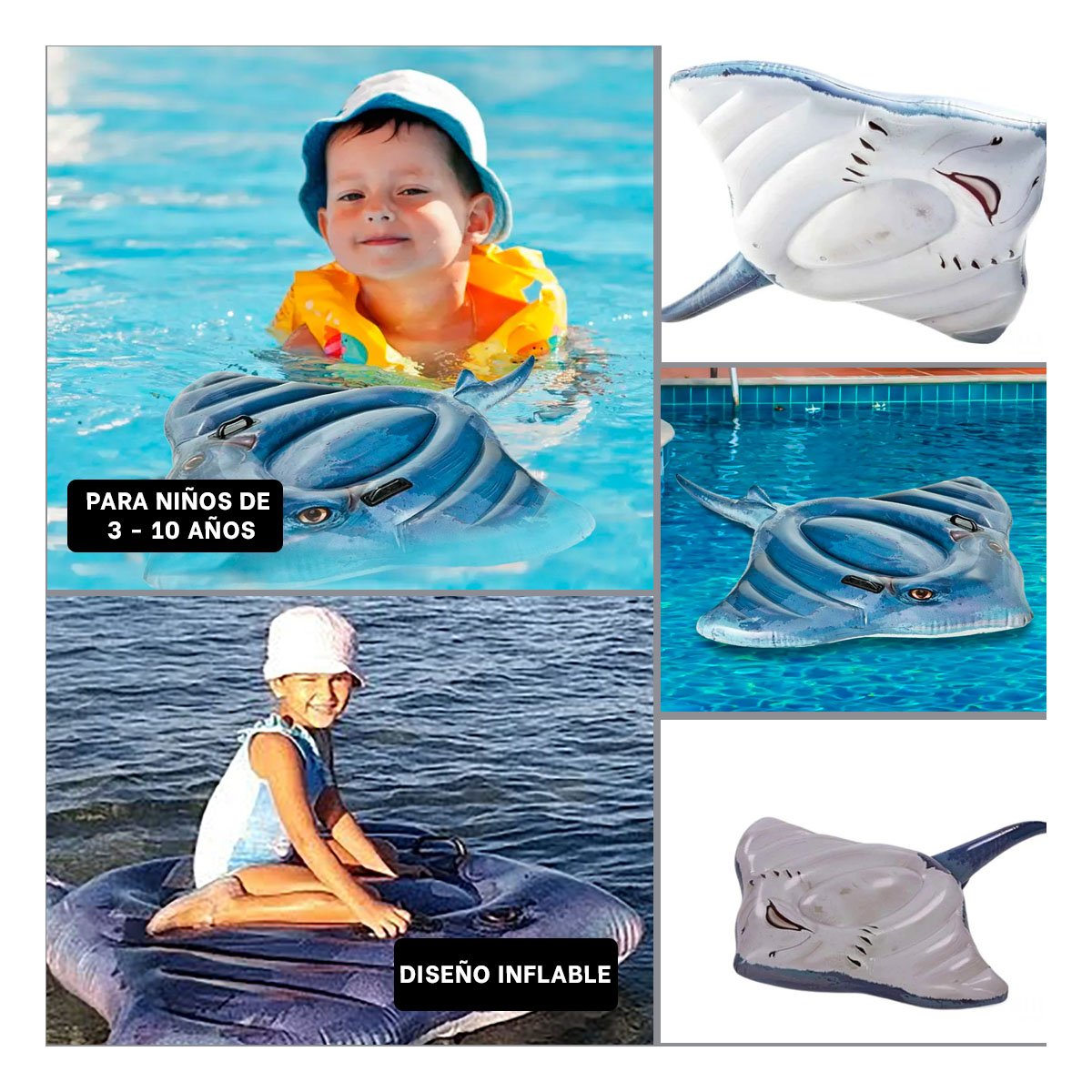 RECURSO ACUATICO PARA PISCINA CON ESTILO MARINO INFANTIL Y+POST IT - 5