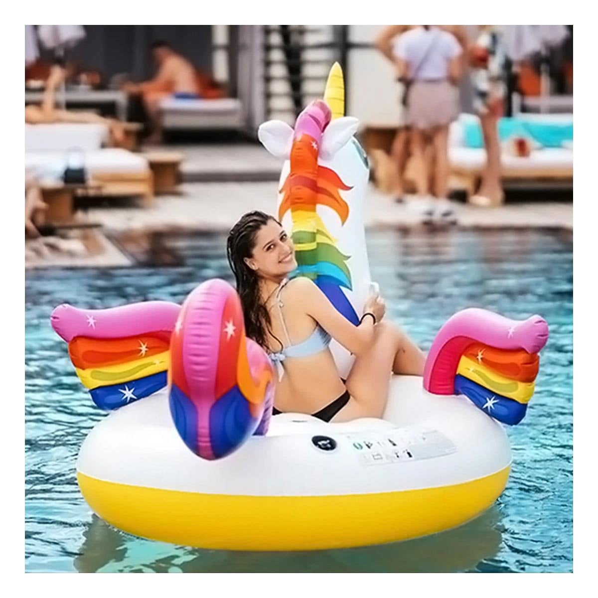 FLOTADOR DE GRAN TAMANO CON FORMA DE UNICORNIO PARA DIVERSION Y+POST IT - 2