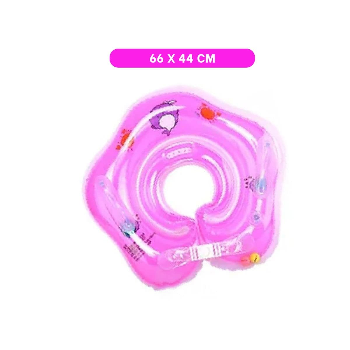 ARO FLOTANTE INFANTIL ROSADO DE CUELLO DE 66 X 44 CM PARA AGUA Y+POST IT - 4