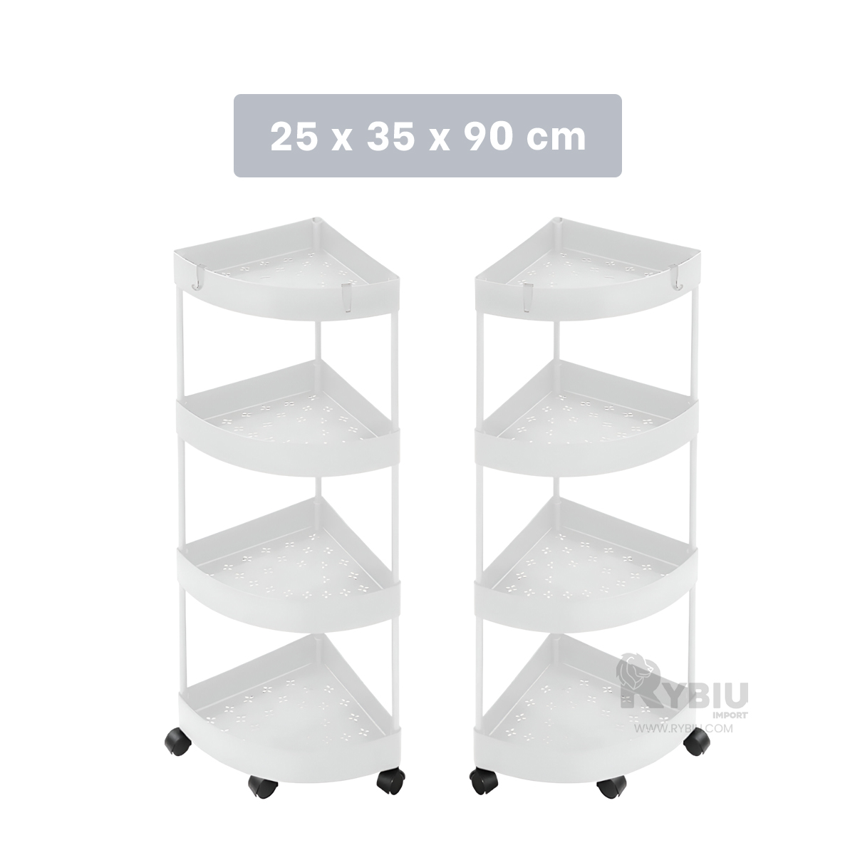 CARRETILLA RYBIU HO29681 BLANCO APTA ESPACIOS ESTRECHOS + GIFT STICKERS - 5