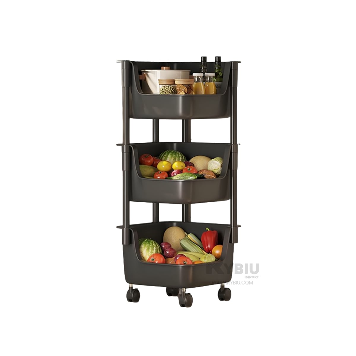 ORGANIZADOR RYBIU HO29685 NEGRO FACIL MOVER Y MODERNO + REGALO AGENDITA - 4