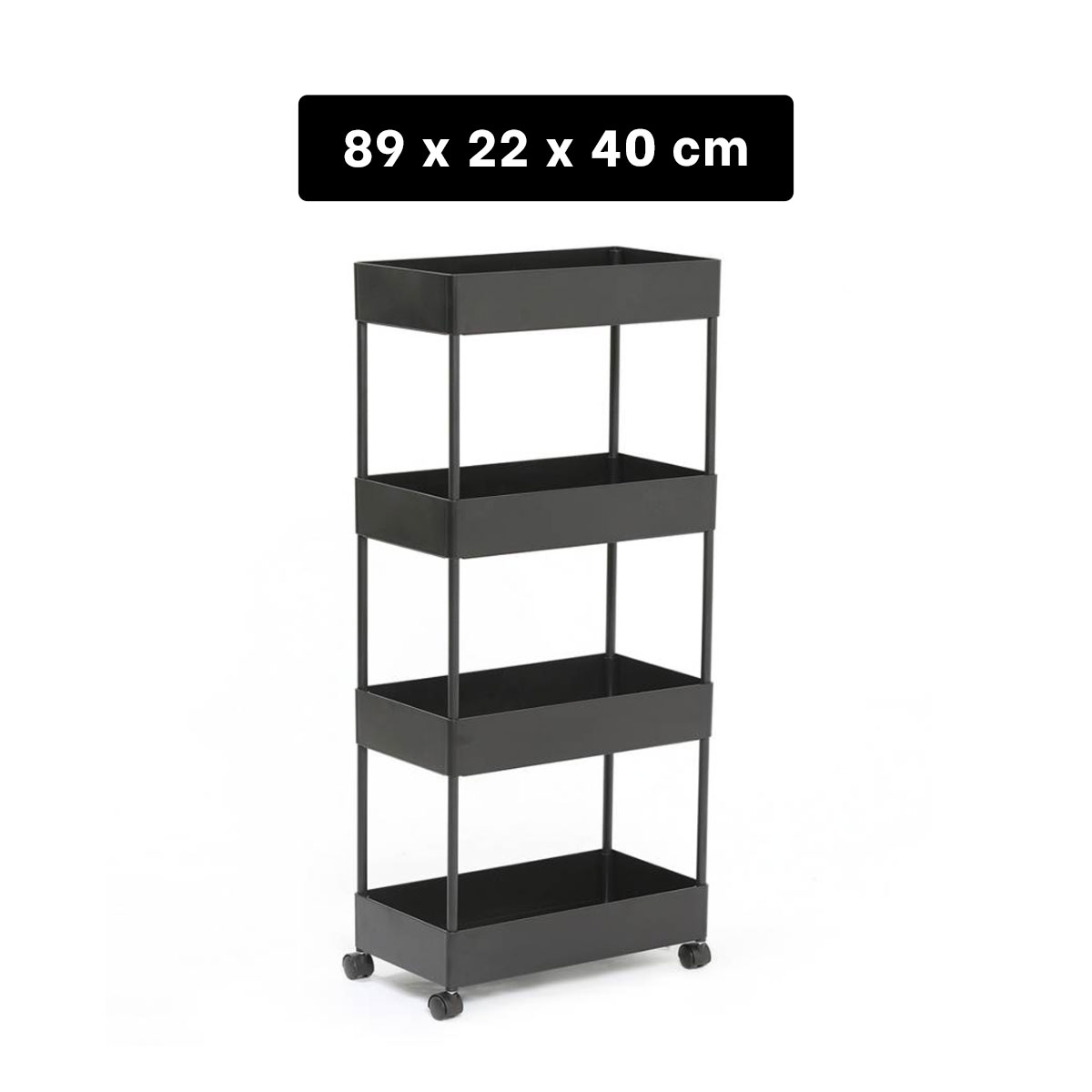 ORGANIZADOR RYBIU HO29679 NEGRO GIRATORIO + BANDERITAS ADHESIVAS - 5