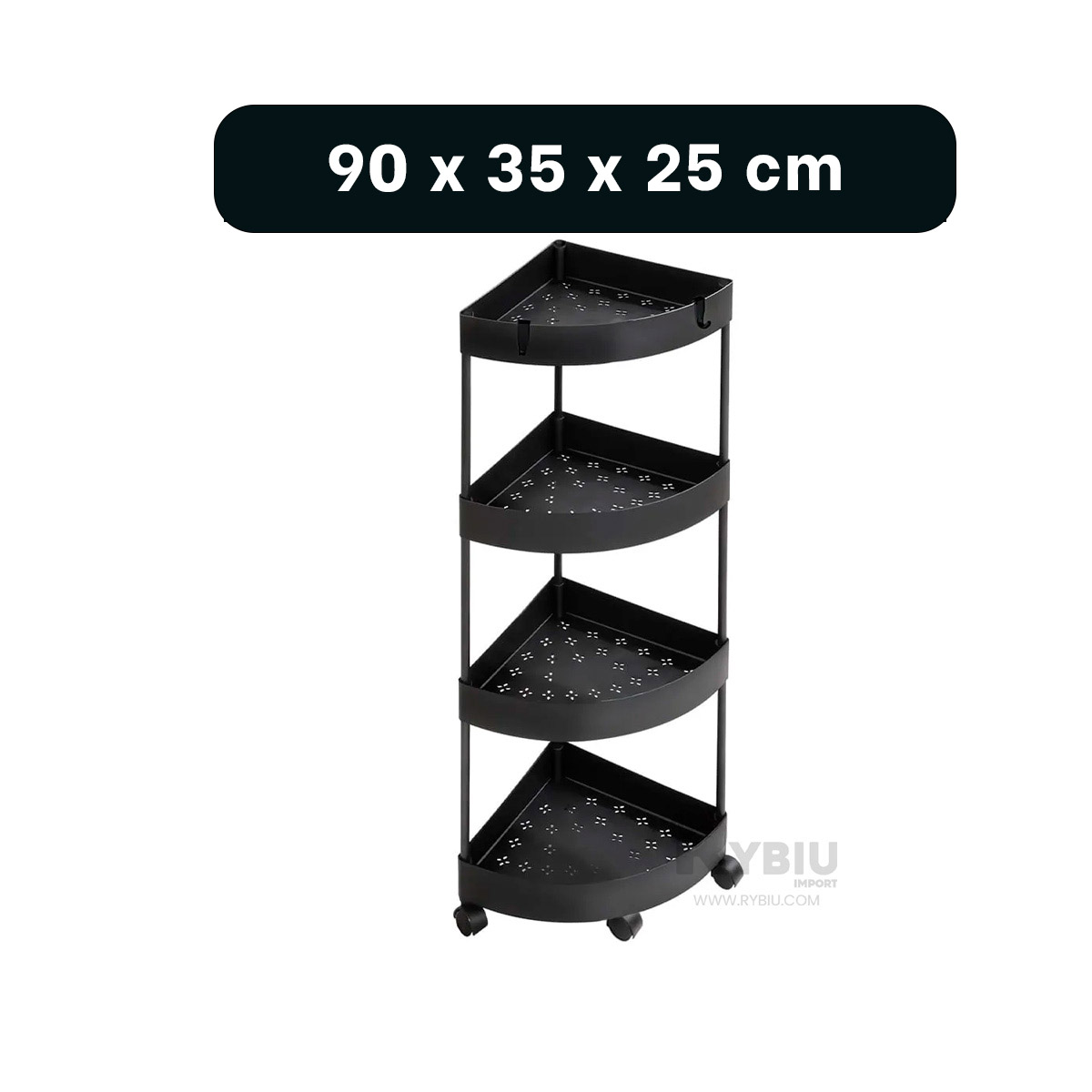 CARRETILLA RYBIU HO29680 NEGRO APTA ESPACIOS ESTRECHOS + GIFT STICKERS - 5