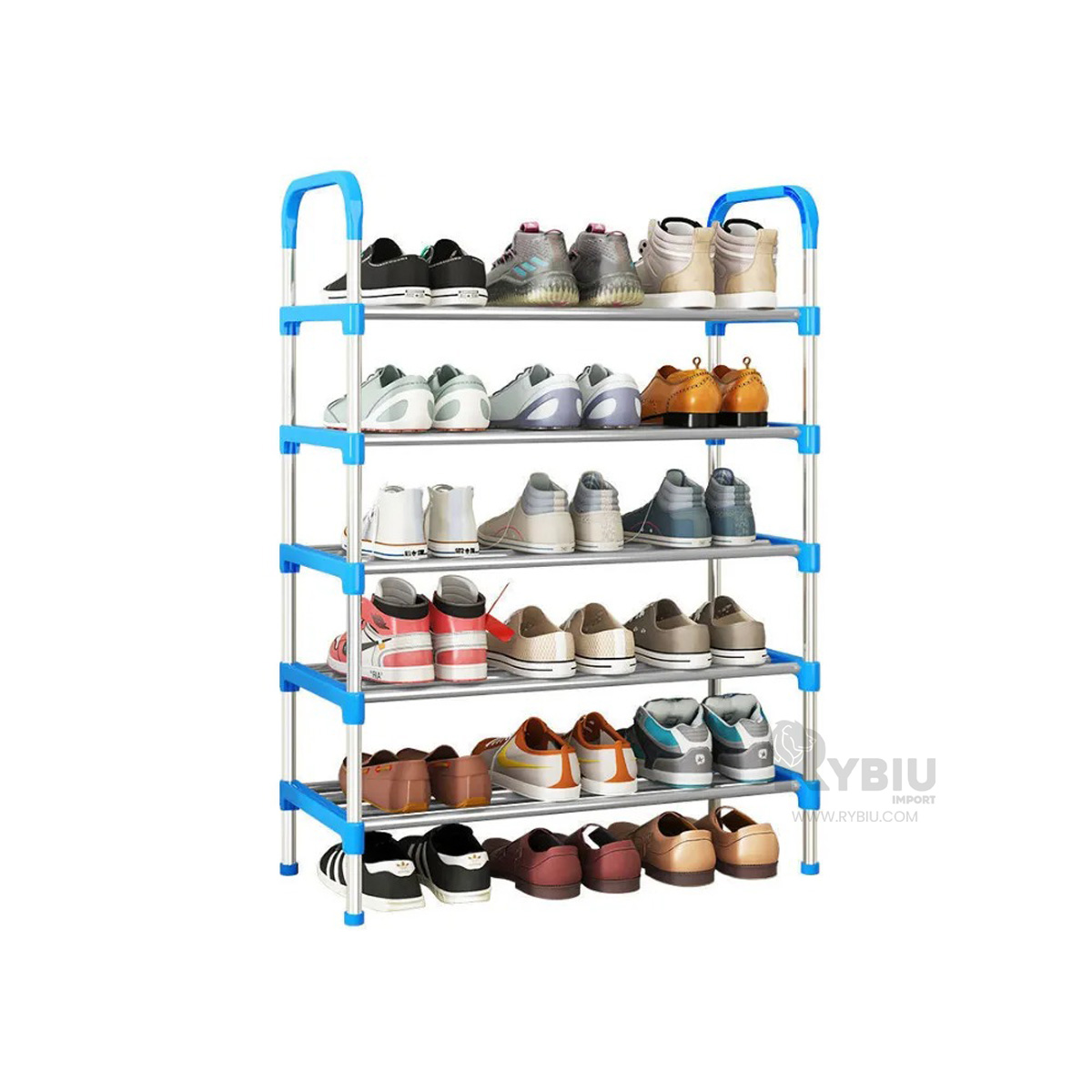 ORGANIZADOR COMODO DE 5 PISOS EN CELESTE Y+REGALO AGENDITA - 2