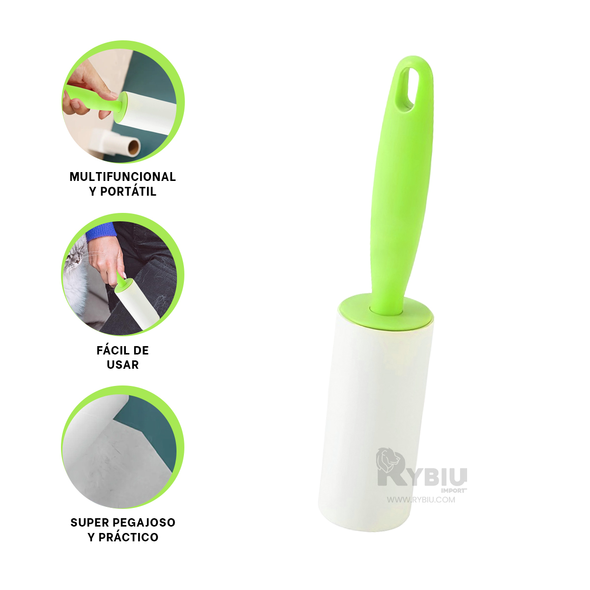 ESCOBILLA ADHESIVA PARA ROPA DE TONO VERDE Y+GIFT MINIAGENDA - 3