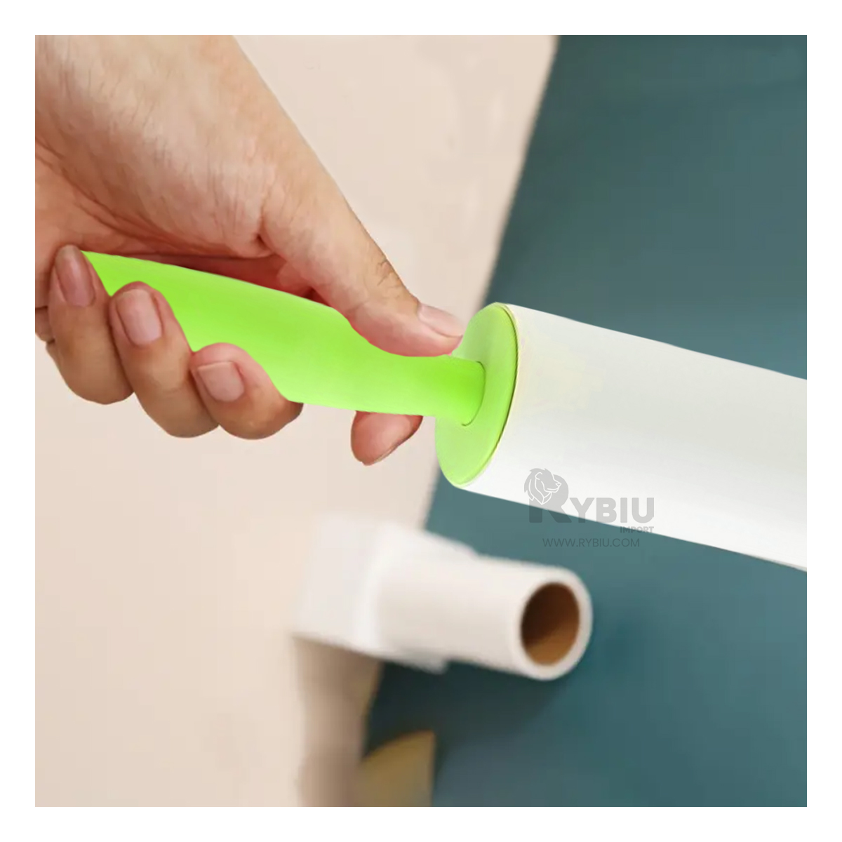 RODILLO RYBIU HO30021 SACA PELILLOS TONO VERDE + PAPEL REGALO - 2