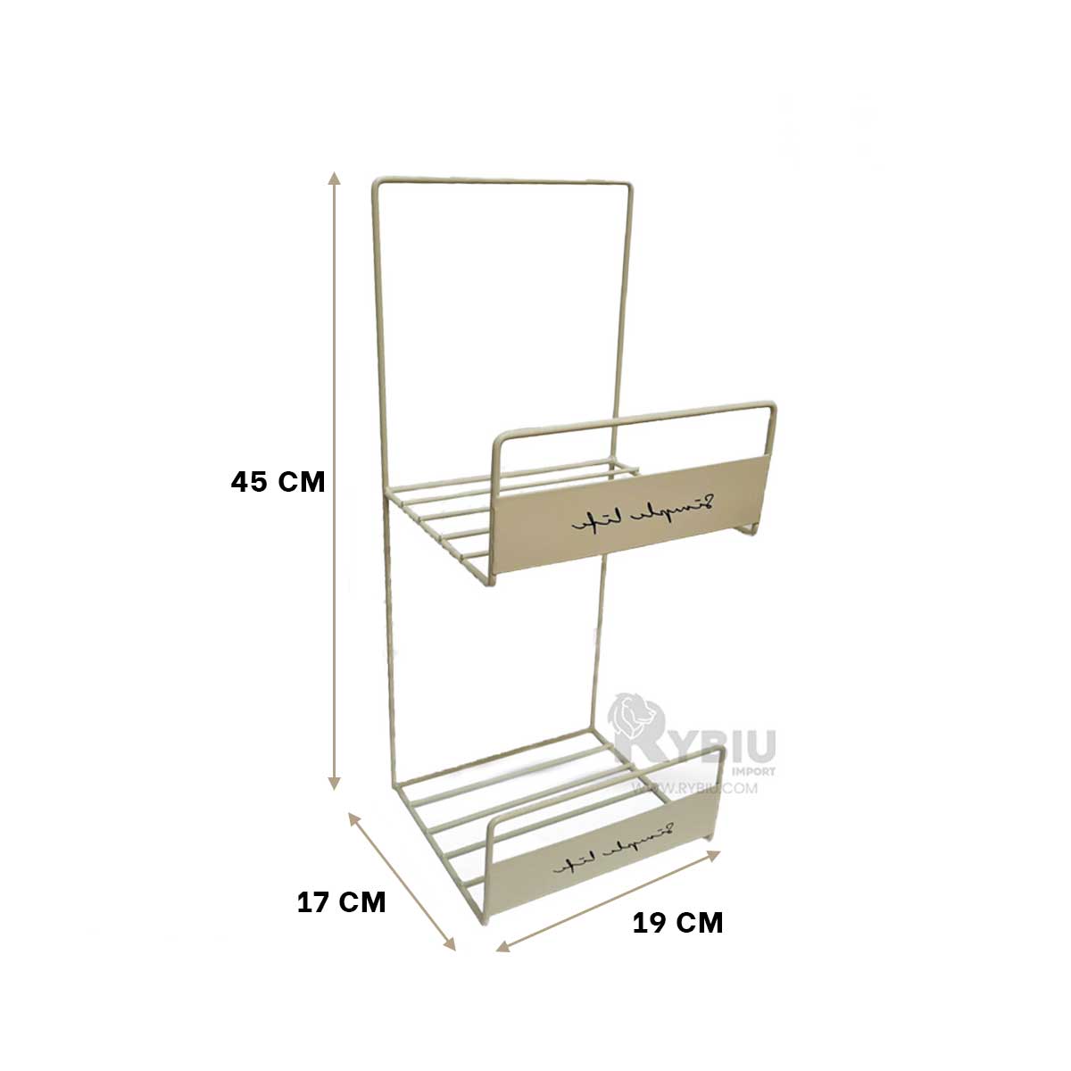 SOPORTE DE CARTERAS EN BLANCO Y+REGALO LIGAS PARA PEINAR - 1