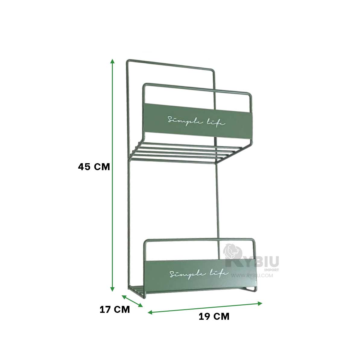 ESTANTE PARA MALETINES EN VERDE Y+REGALO AGENDITA - 5
