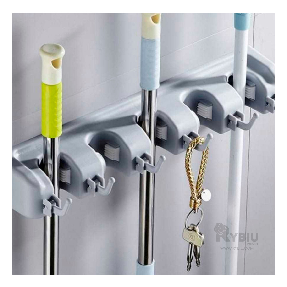 SET COLGADOR RYBIU HO30728 GRIS PLOMO ORGANIZADOR ADAPTABLE PRACTICO + GIFT MINIAGENDA - 2