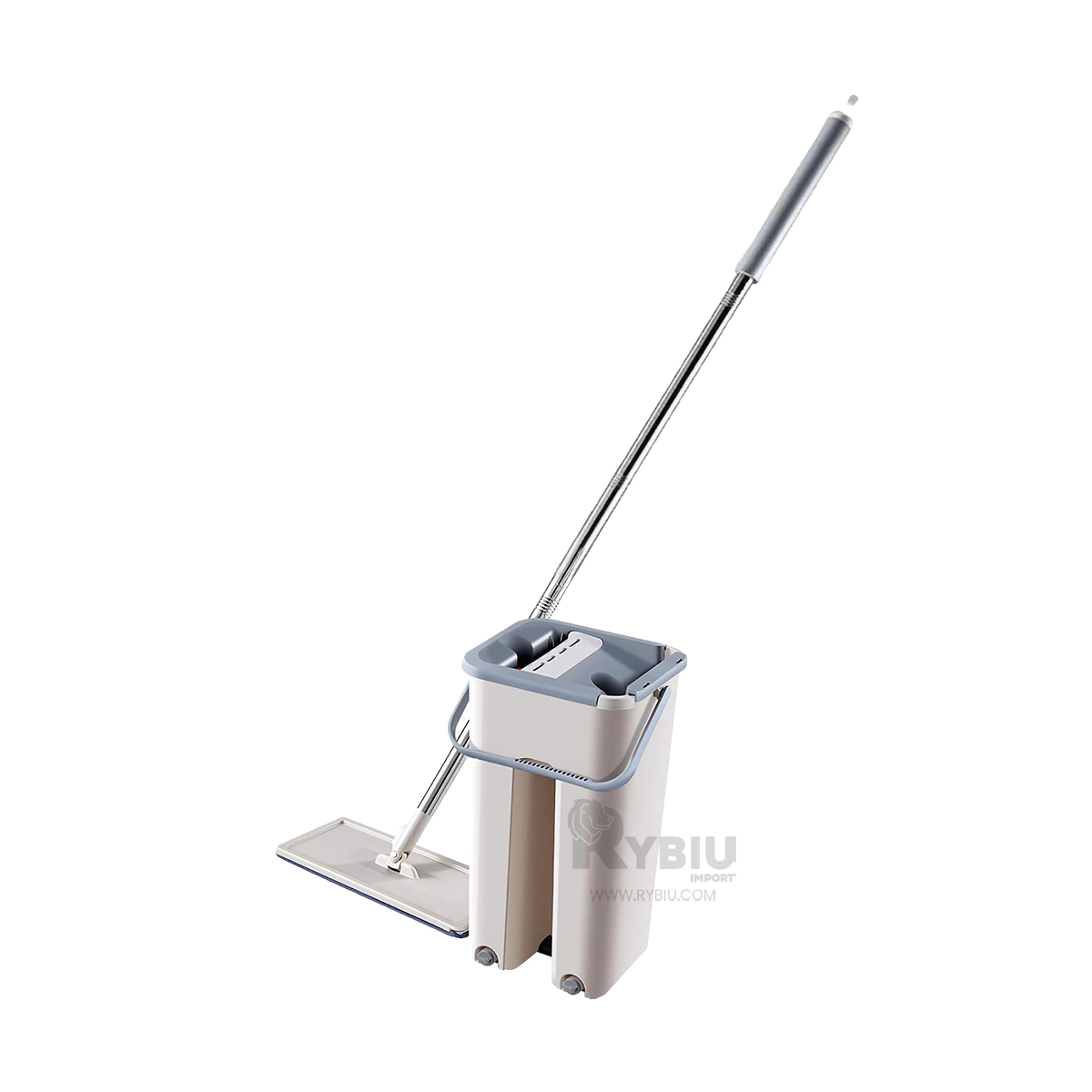 TRAPEADOR RYBIU HO30827 GIRATORIO HOGAR GRIS + STICKERS - 1