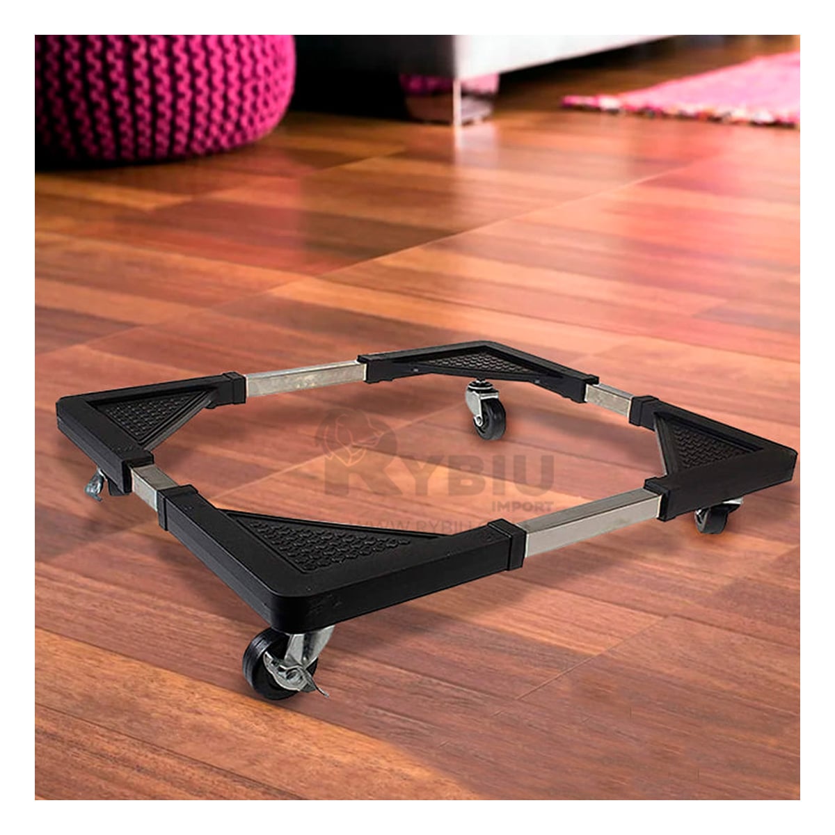 SOPORTE FLEXIBLE EN ACERO DE NEGRO Y+REGALO STICKERS - 2