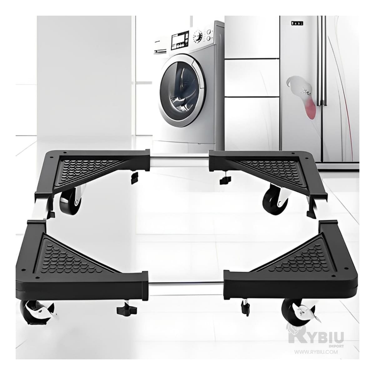 SOPORTE FLEXIBLE EN ACERO DE NEGRO Y+REGALO STICKERS - 3