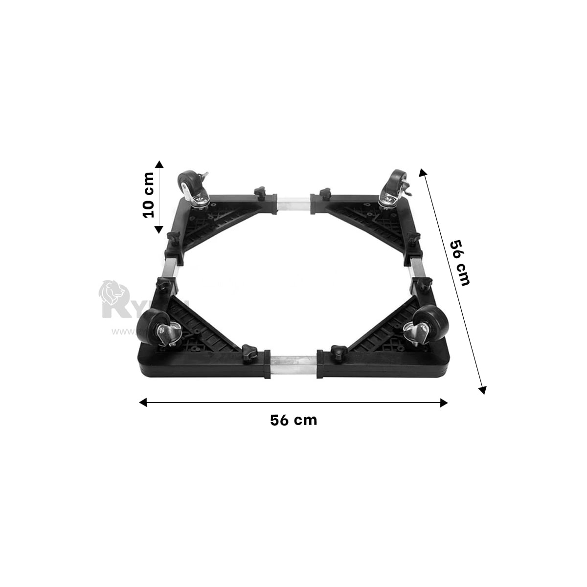 SOPORTE FLEXIBLE EN ACERO DE NEGRO Y+REGALO STICKERS - 5
