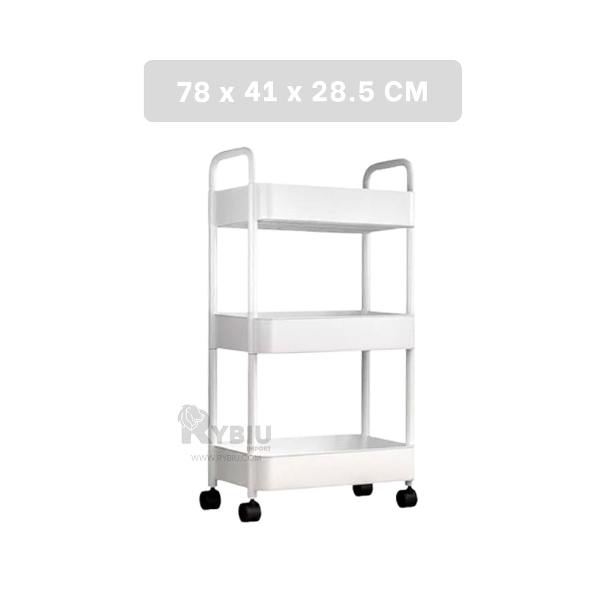 MUEBLE RYBIU HO30740 BLANCO MOVIBLE + REGALO STICKERS - 1