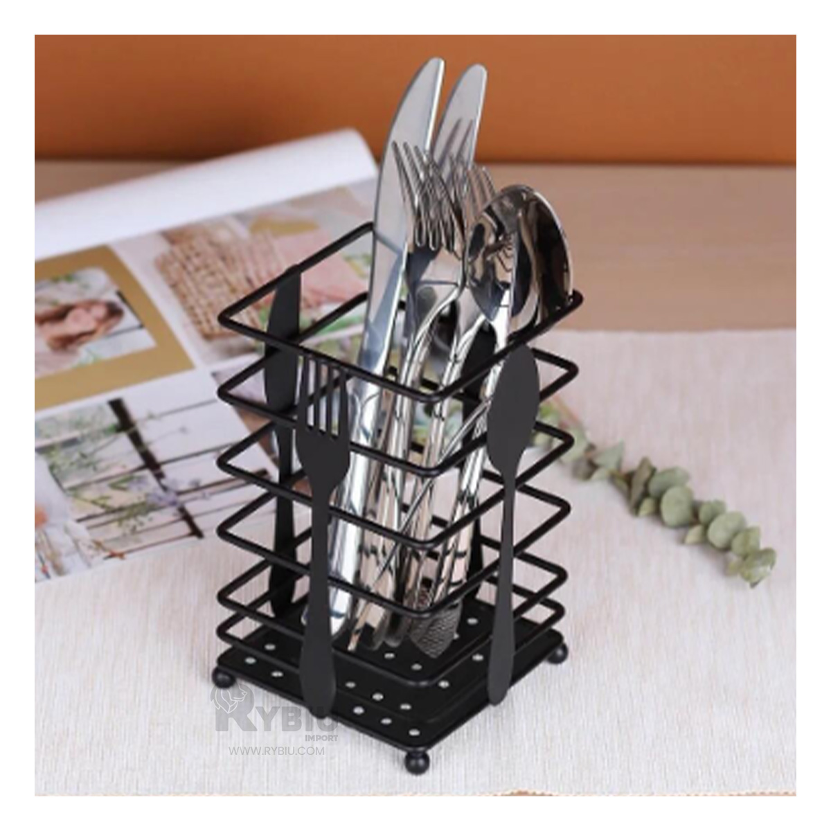CAJA RYBIU CO29718 NEGRO UTENSILIOS + GIFT MINIAGENDA - 1